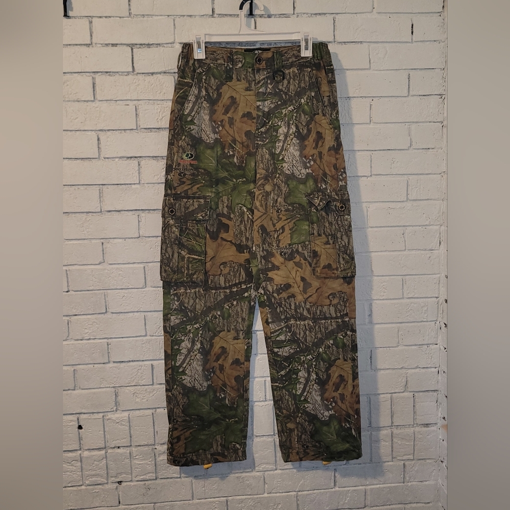 Mossy Oak Camo Cargo Pants - Youth Size 28-30 S